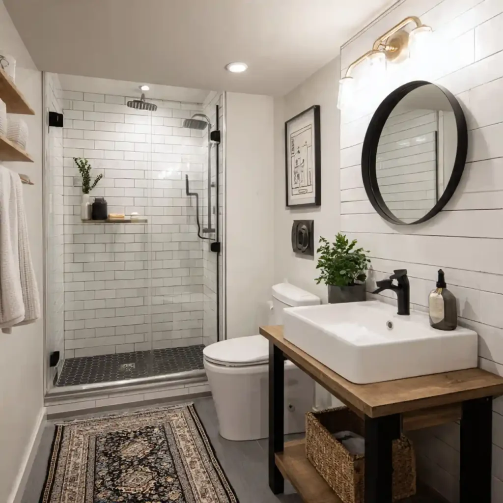 1-Basement Bathroom Ideas