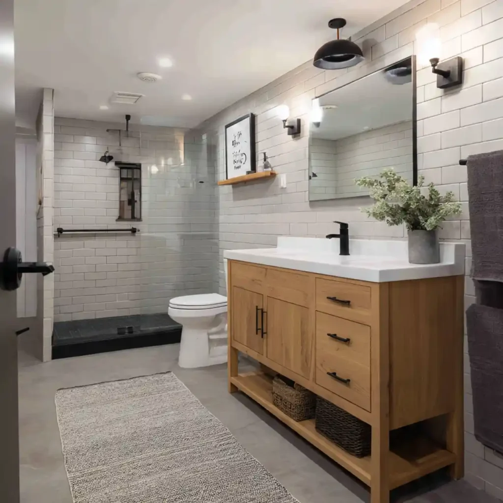 14-Basement Bathroom Idea