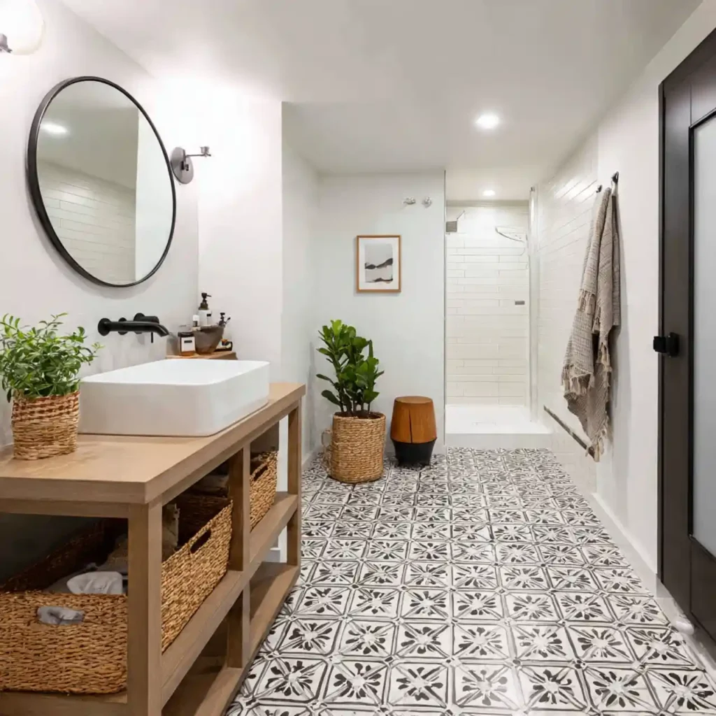 2-Basement Bathroom Idea