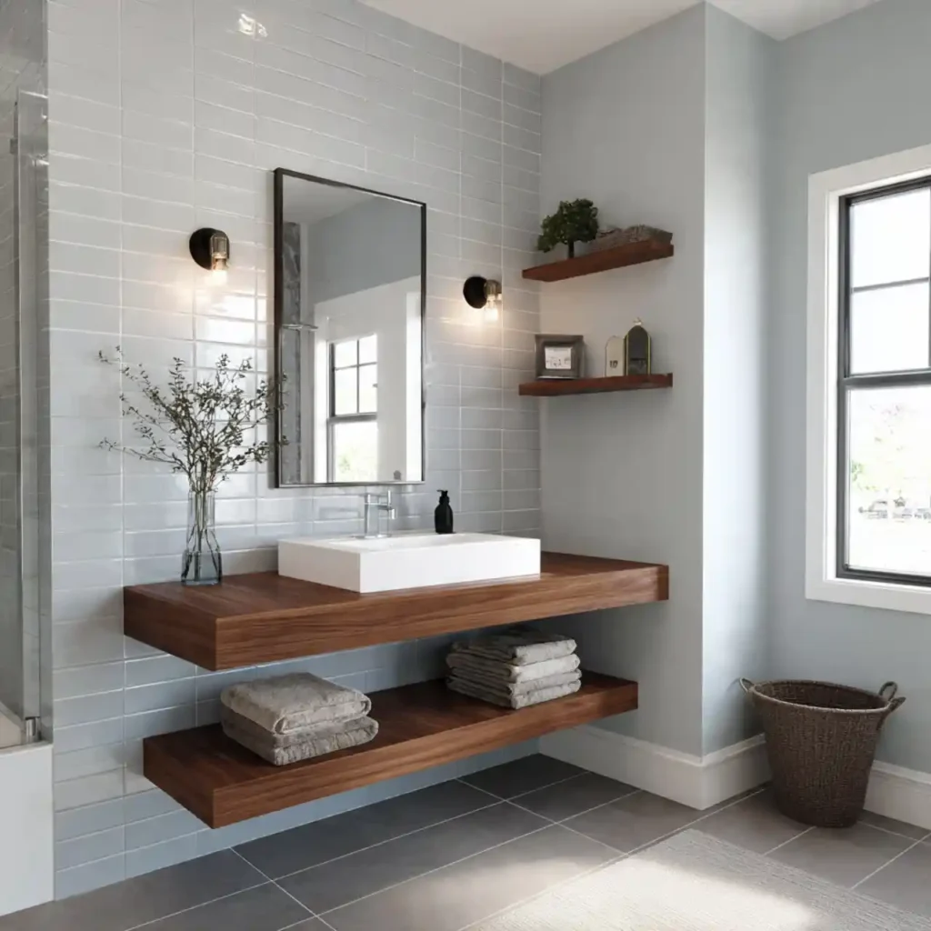 28-Basement Bathroom Idea