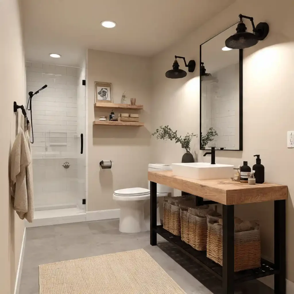 8-Basement Bathroom Idea