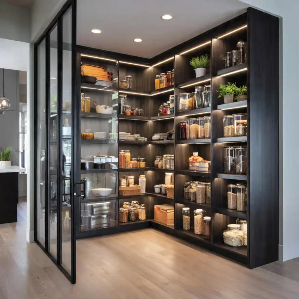 1-Corner Kitchen Pantry Ideas