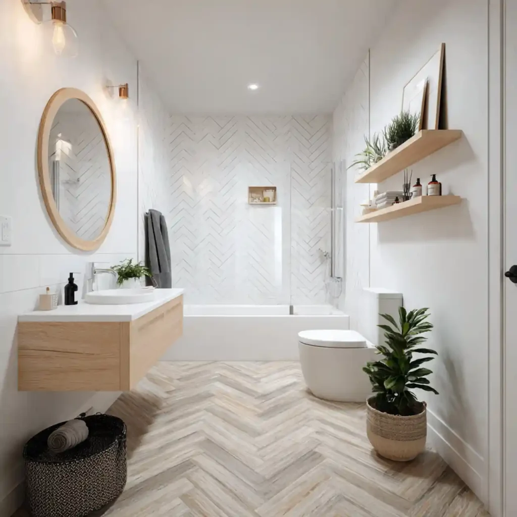 11-Bathroom Flooring Idea
