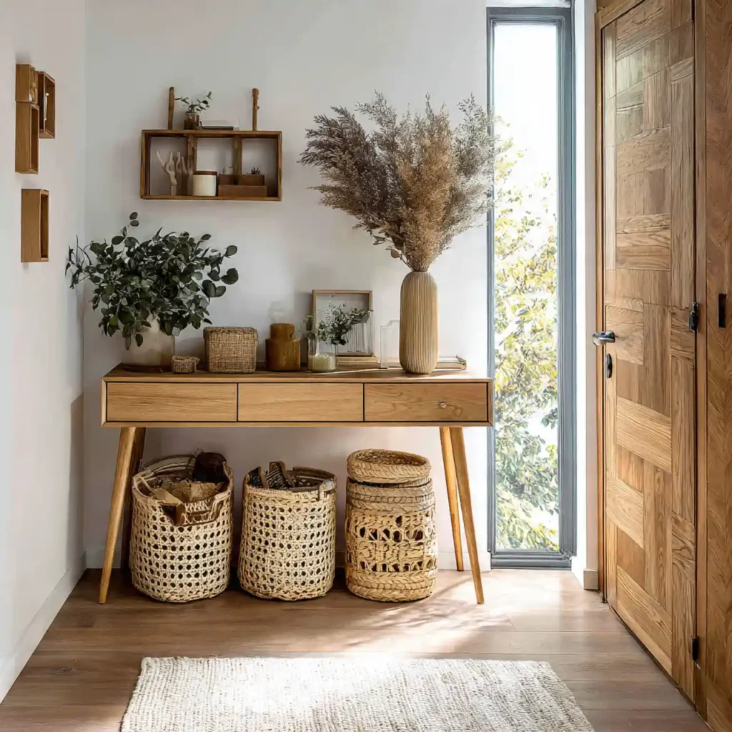 11-Console Table Hallway Idea