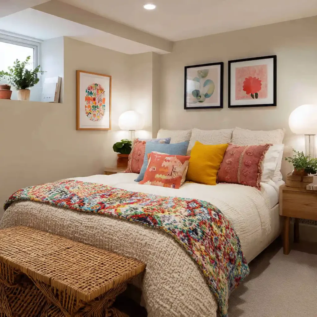 12-Basement Bedroom Idea