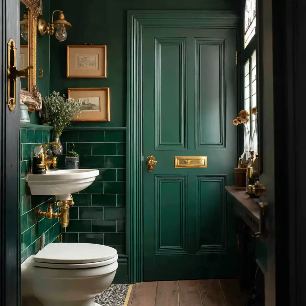 12-Bathroom Door Idea