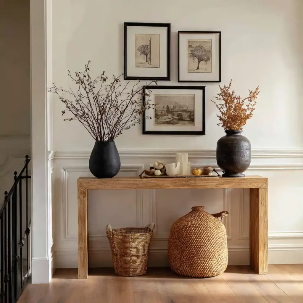 12-Console Table Hallway Idea
