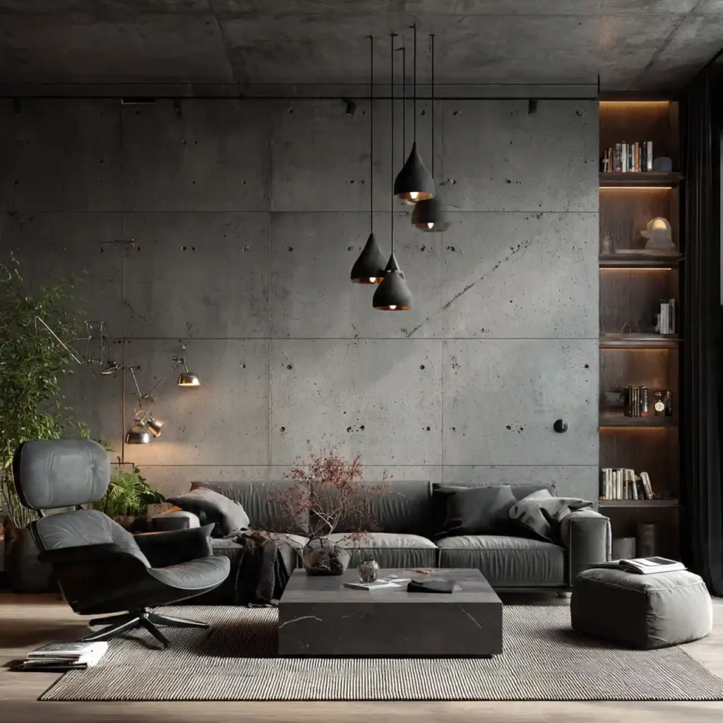 12-living room accent wall idea