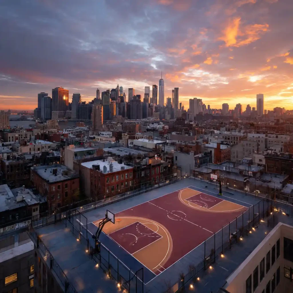 13-Backyard Basketball Court Idea