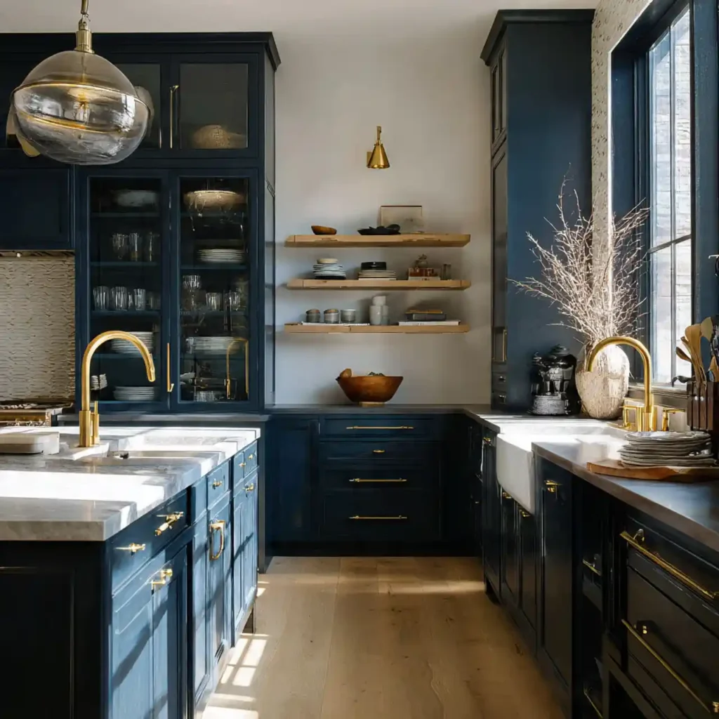 13-Blue Kitchen Idea