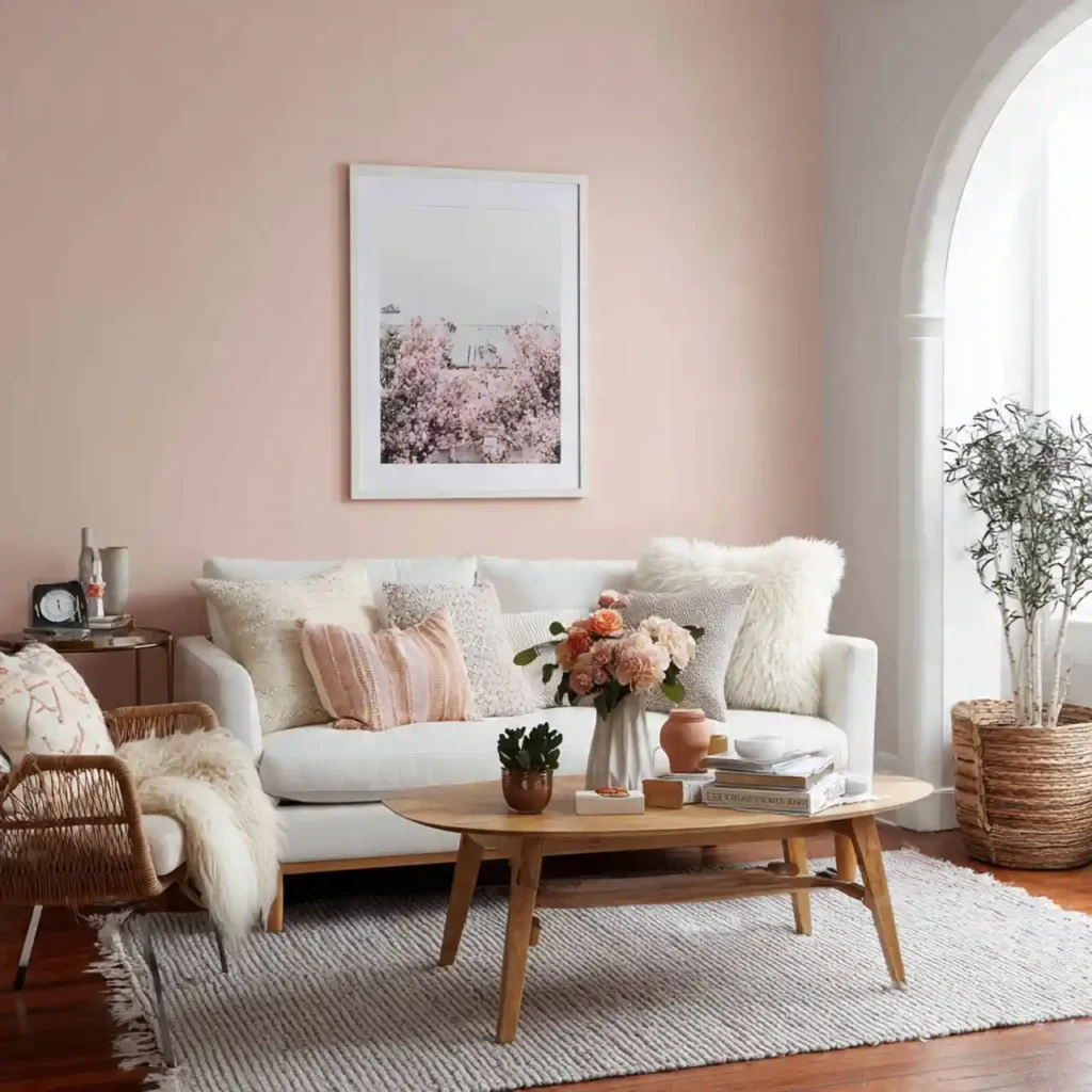 13-living room accent wall idea