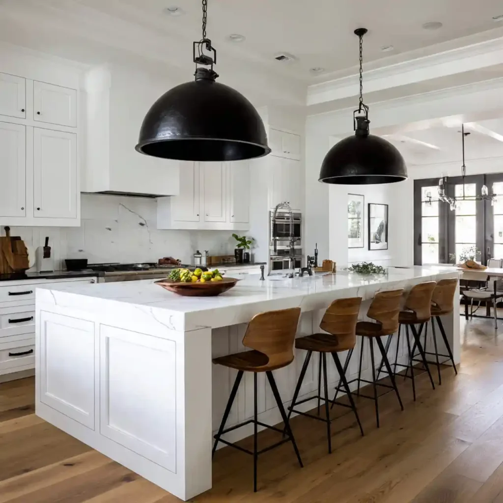 14-Black and White Kitchen Idea
