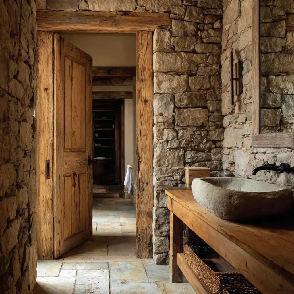 15-Bathroom Door Idea