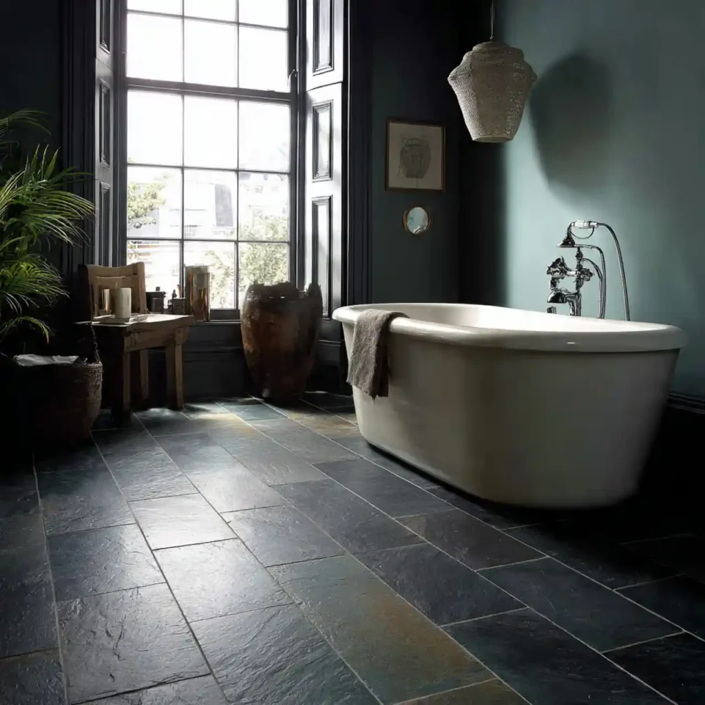 15-Bathroom Floor Tile Idea