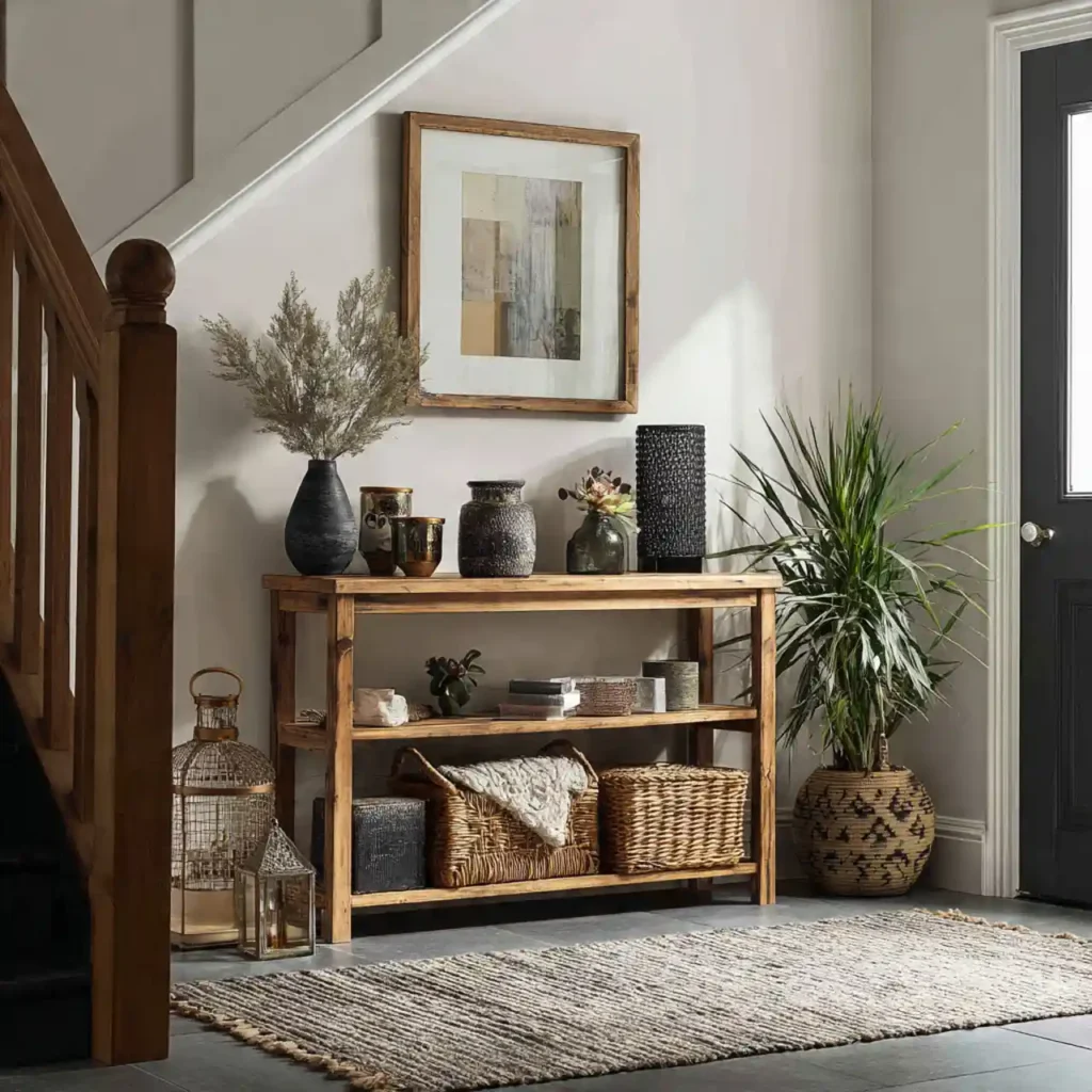 15-Console Table Hallway Idea