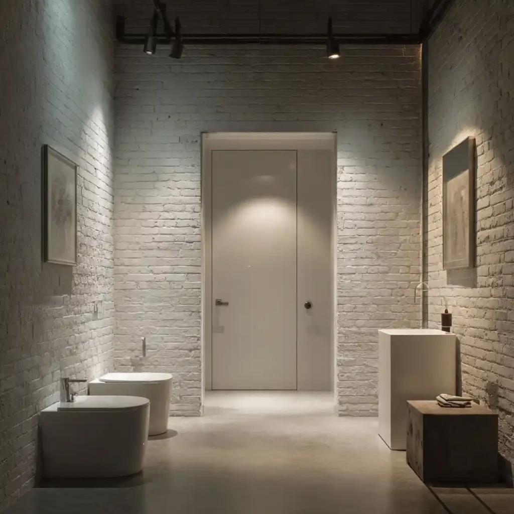 16-Bathroom Door Idea