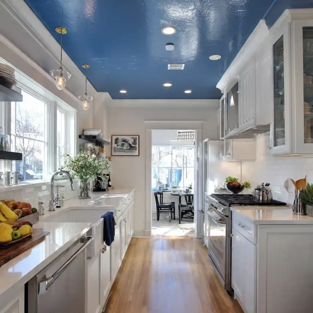 17-Blue Kitchen Idea