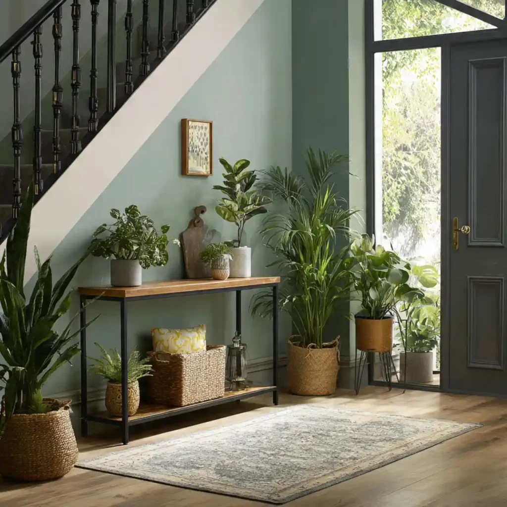 17-Console Table Hallway Idea