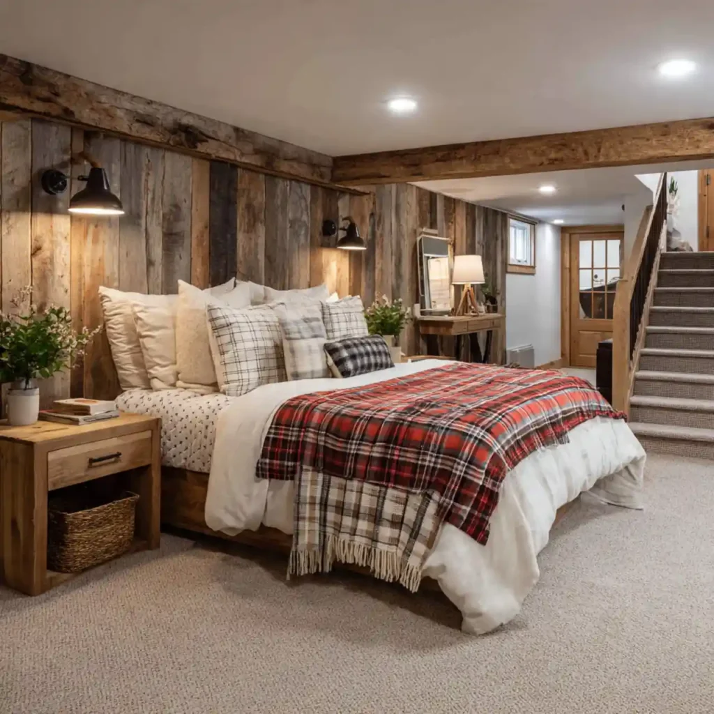 18-Basement Bedroom Idea