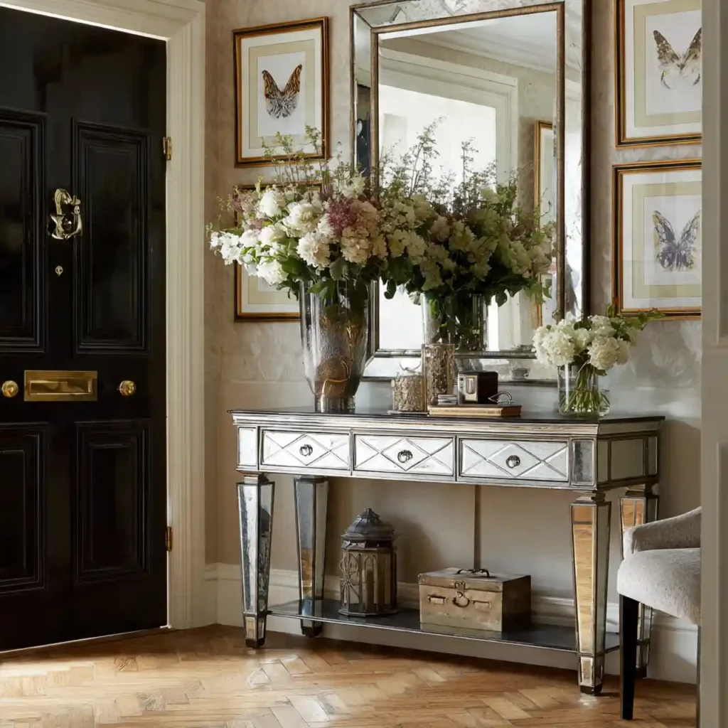 18-Console Table Hallway Idea