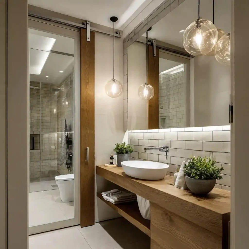 19-Bathroom Door Idea