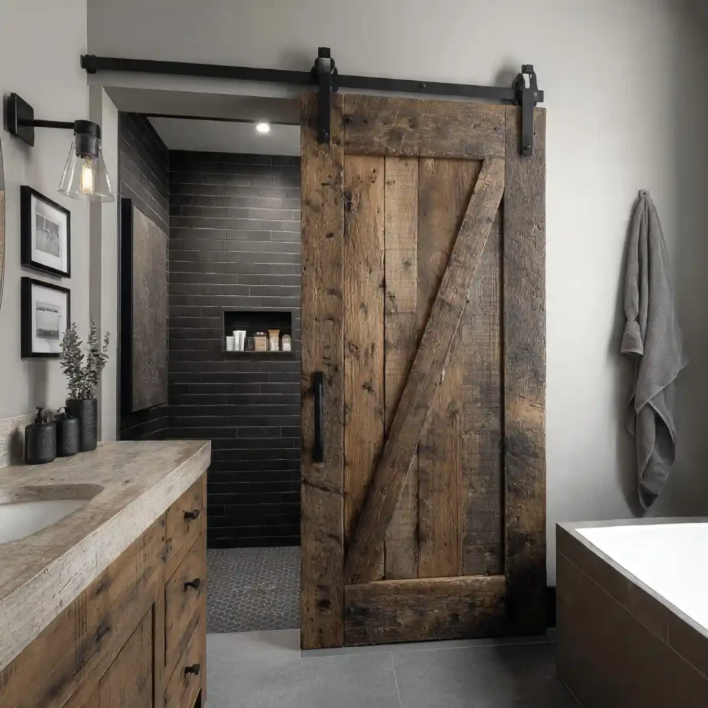 2-Bathroom Door Idea