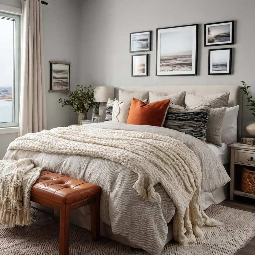 2-Bedroom Accent Wall Idea