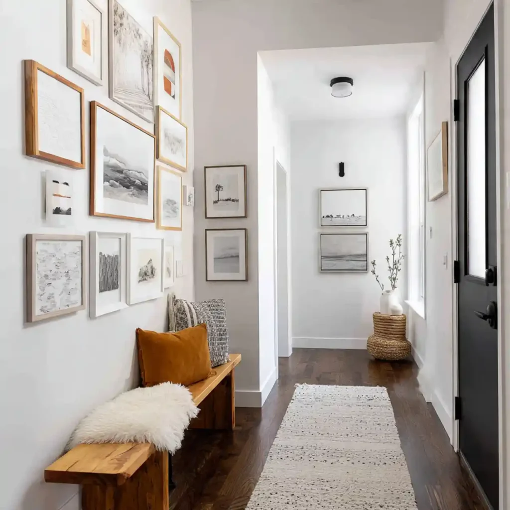 2-Hallway Decor Idea