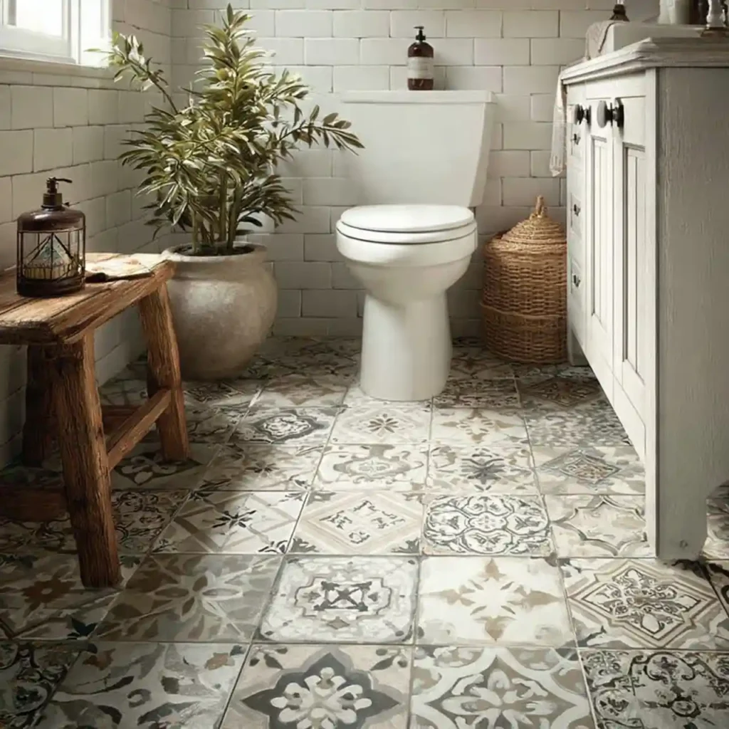 20-Bathroom Floor Tile Idea