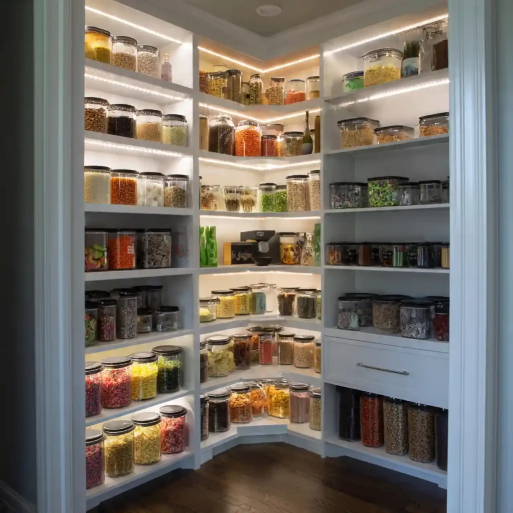 20-Corner Kitchen Pantry Idea