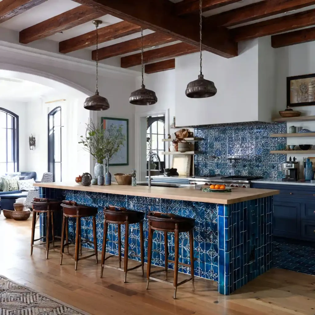 21-Blue Kitchen Idea