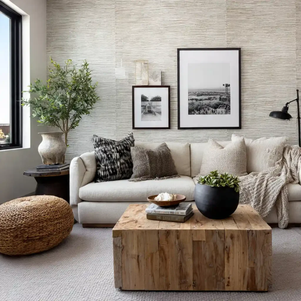 21-living room accent wall idea