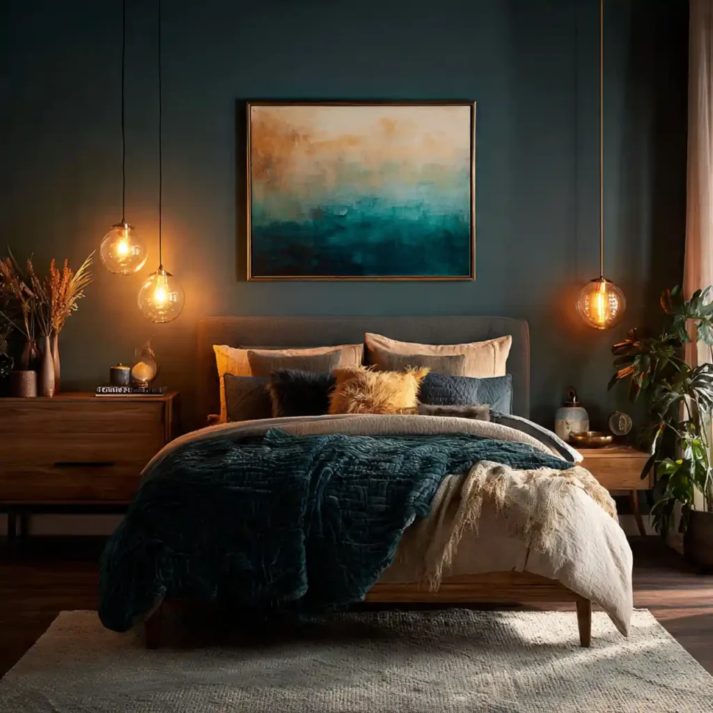 22-Bedroom Accent Wall Idea