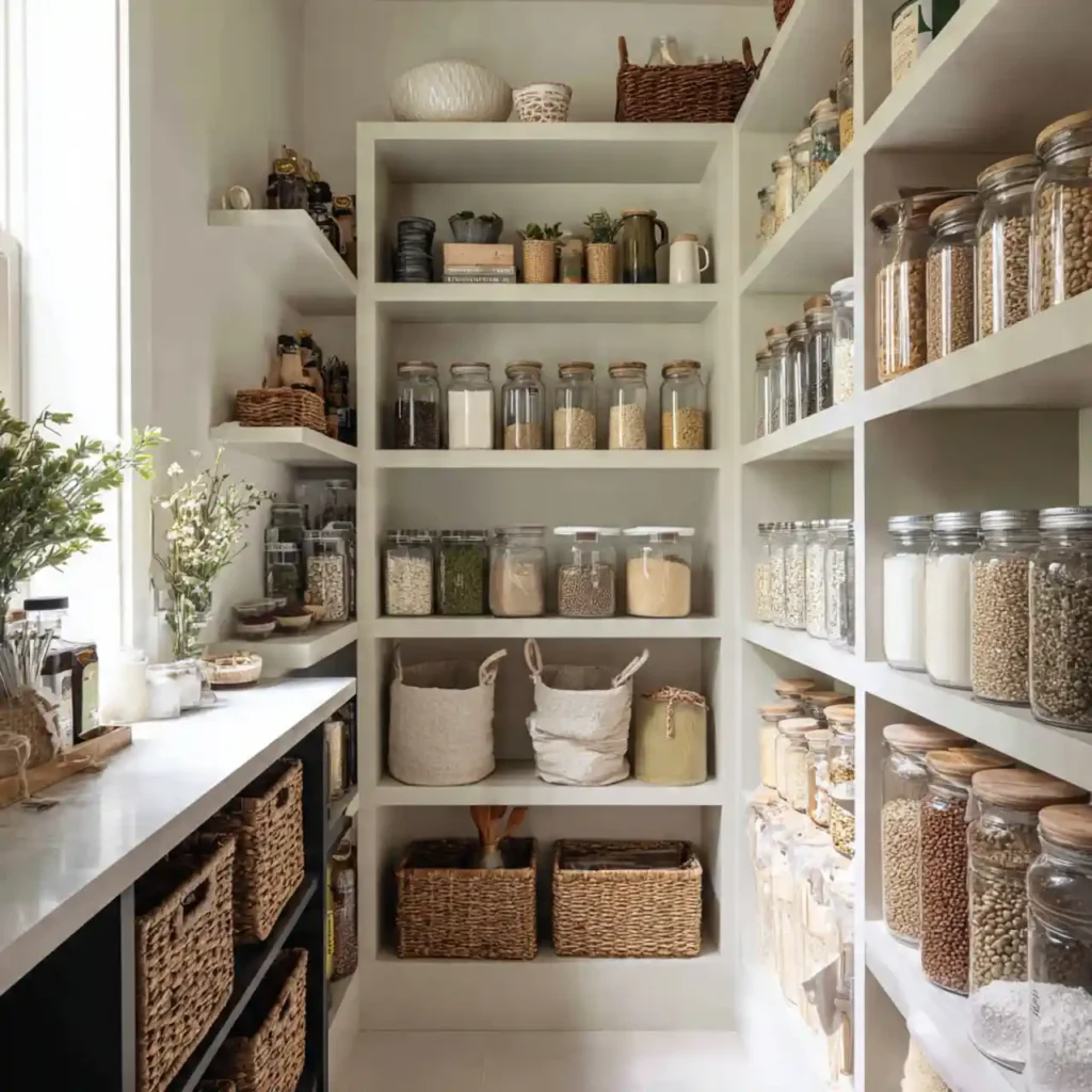22-Corner Kitchen Pantry Idea