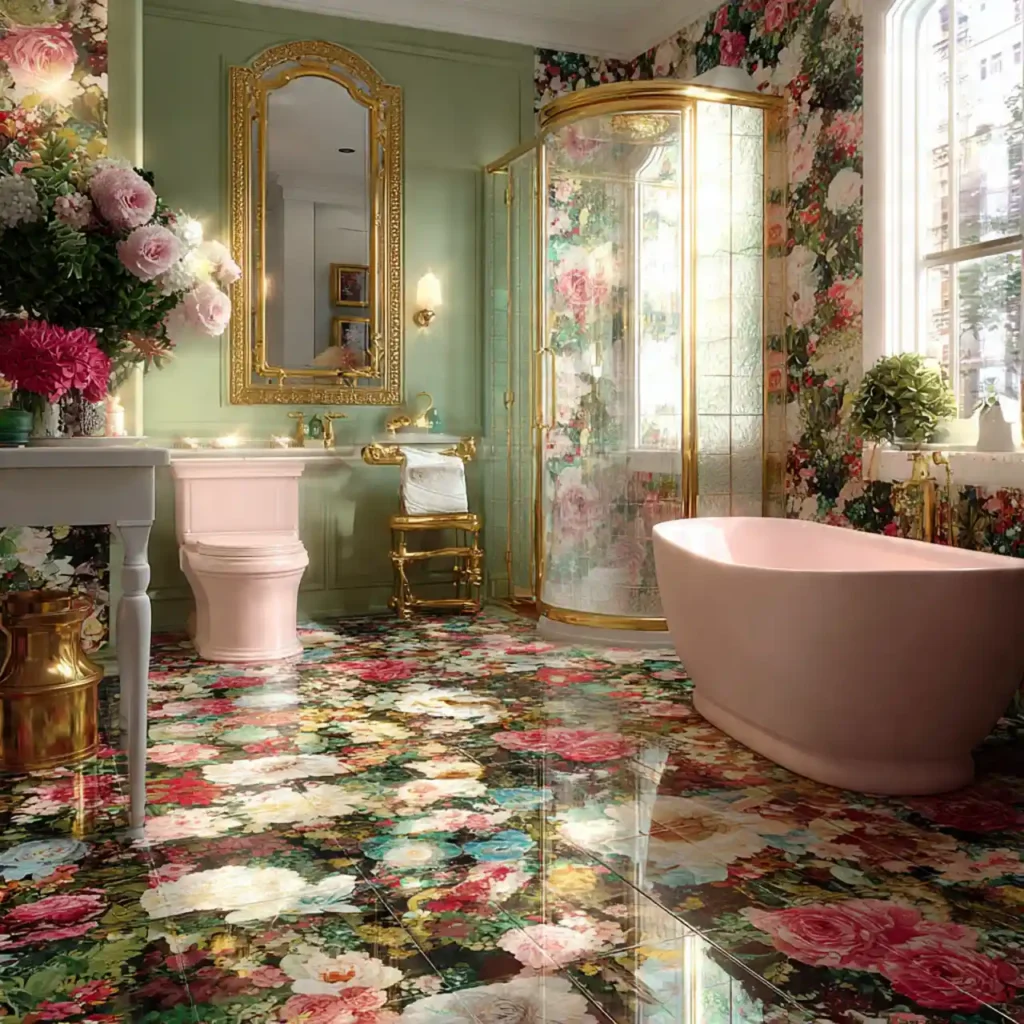 23-Bathroom Floor Tile Idea