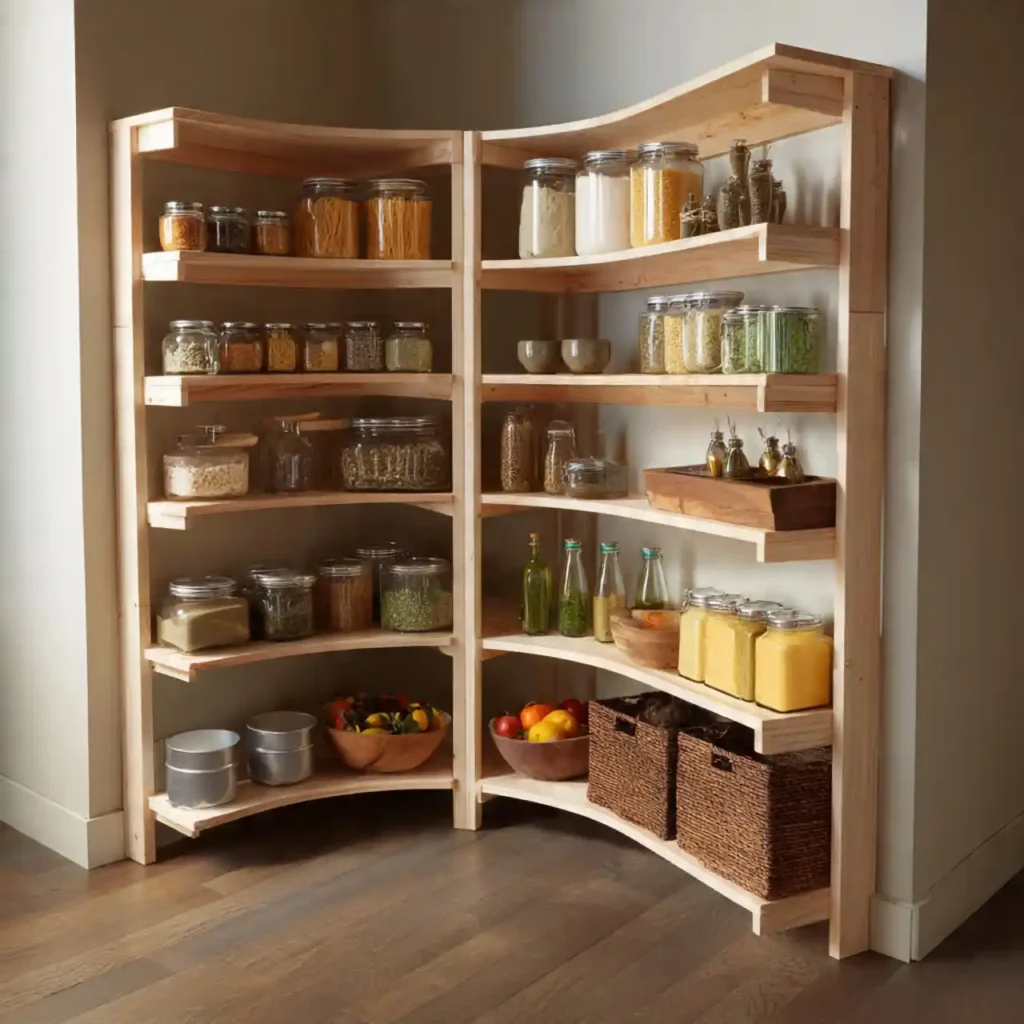23-Corner Kitchen Pantry Idea