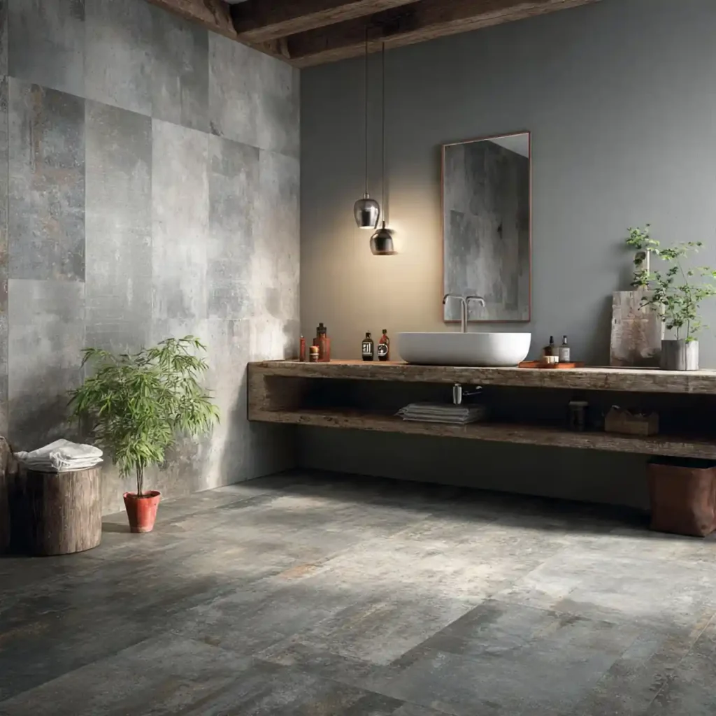 24-Bathroom Floor Tile Idea