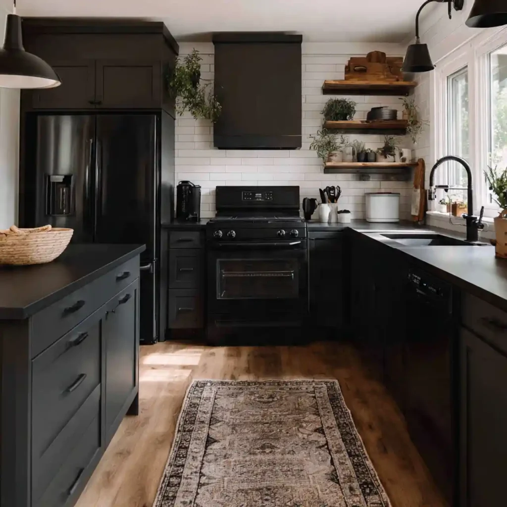 25-Black Kitchen Cabinets