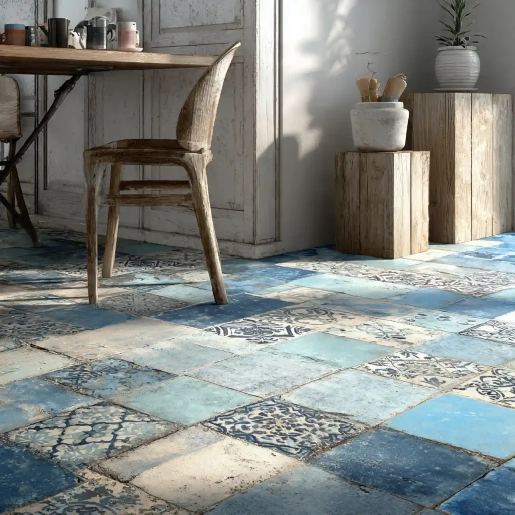 26-Blue Kitchen Idea