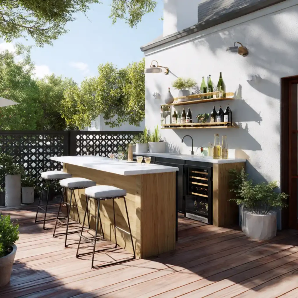 27-Backyard Deck Idea