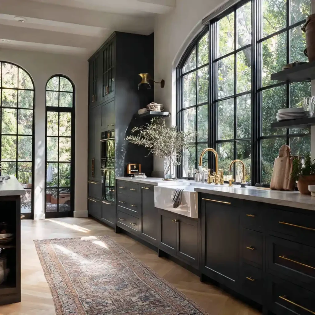 27-Black Kitchen Cabinets