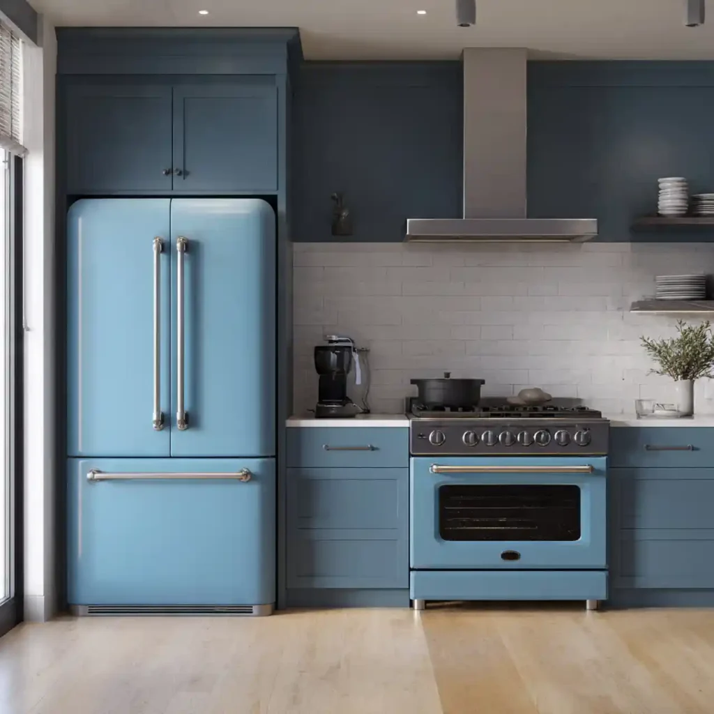 27-Blue Kitchen Idea