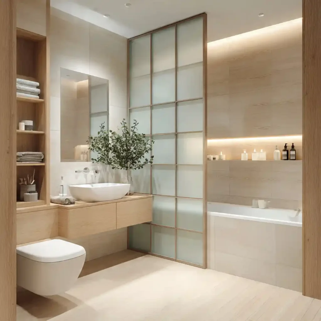 28-Bathroom Door Idea