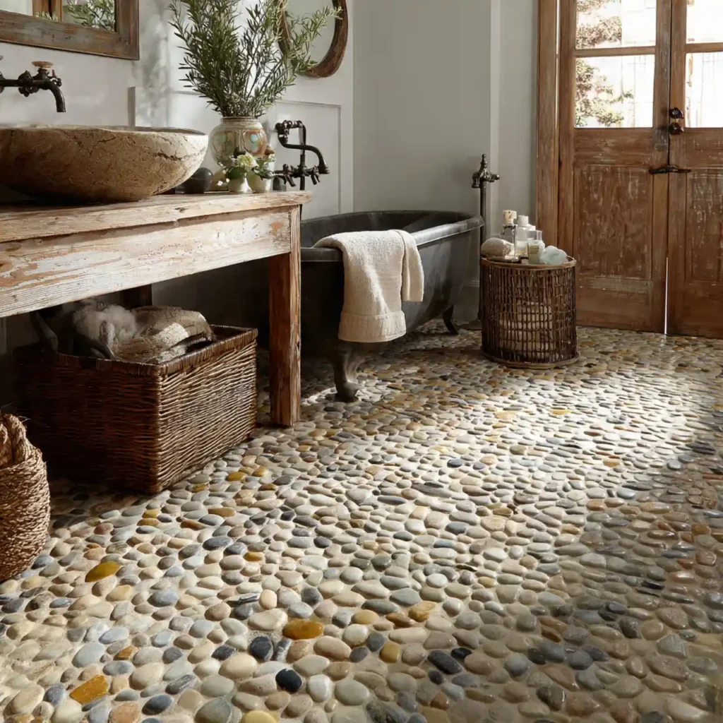 29-Bathroom Floor Tile Idea