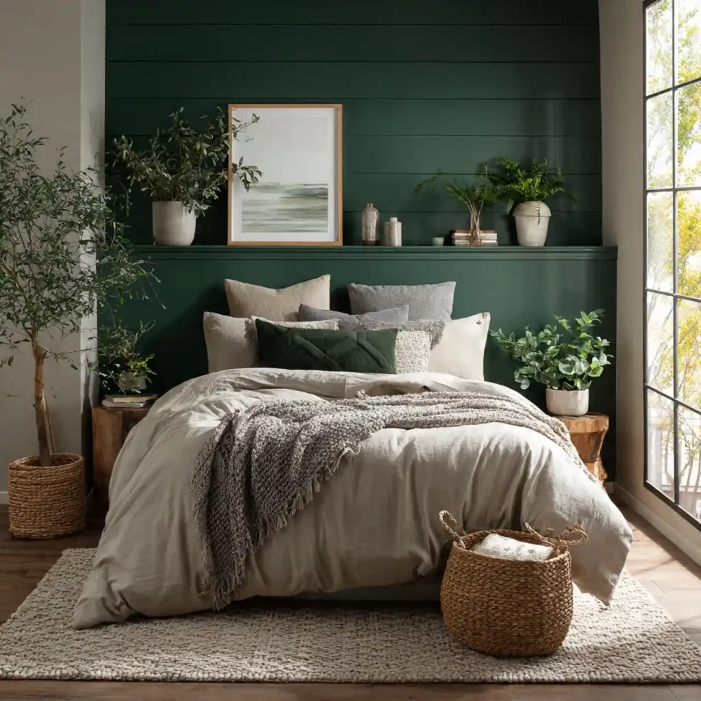 29-Bedroom Accent Wall Idea