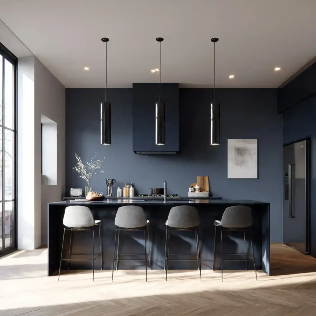 29-Blue Kitchen Idea