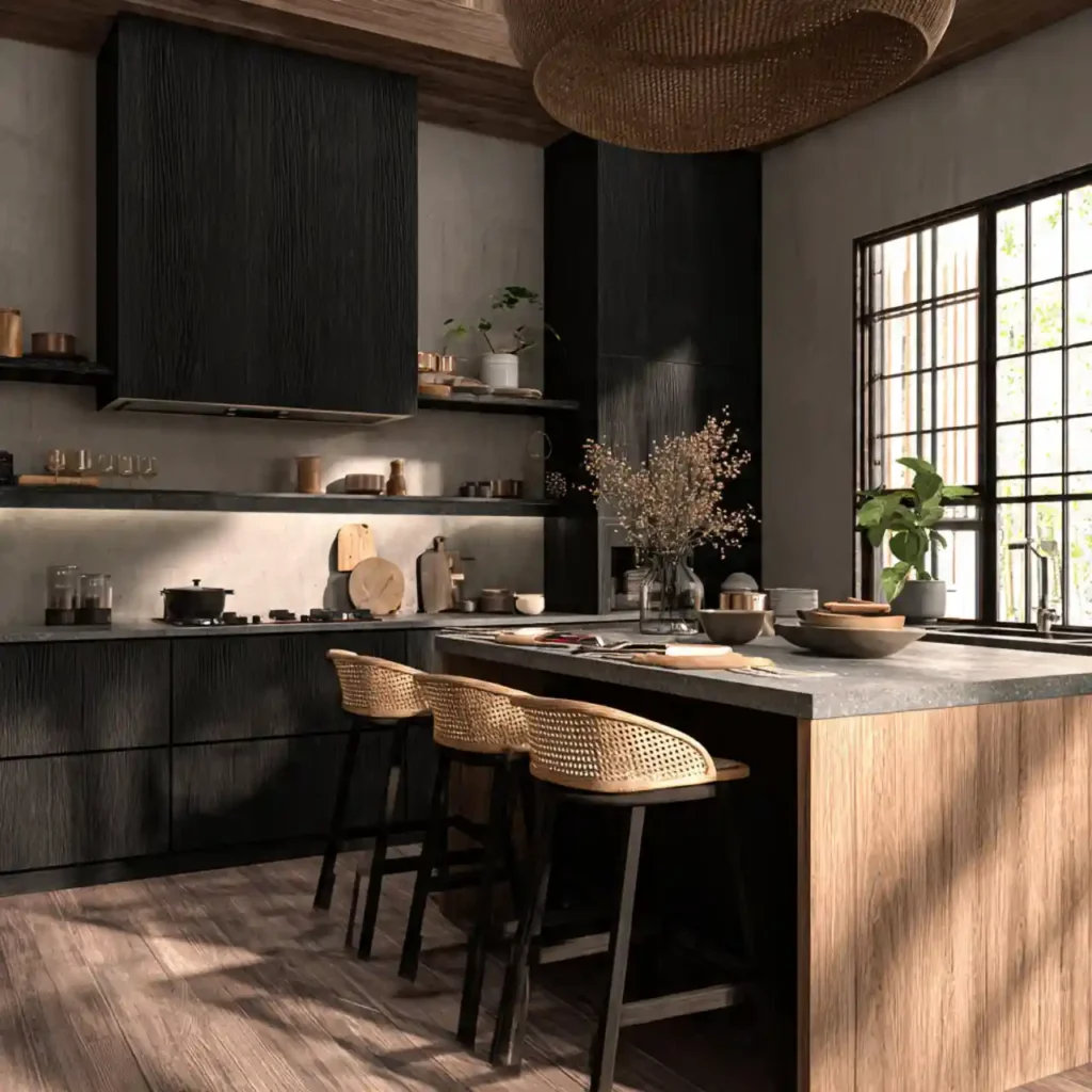 3-Black Kitchen Idea