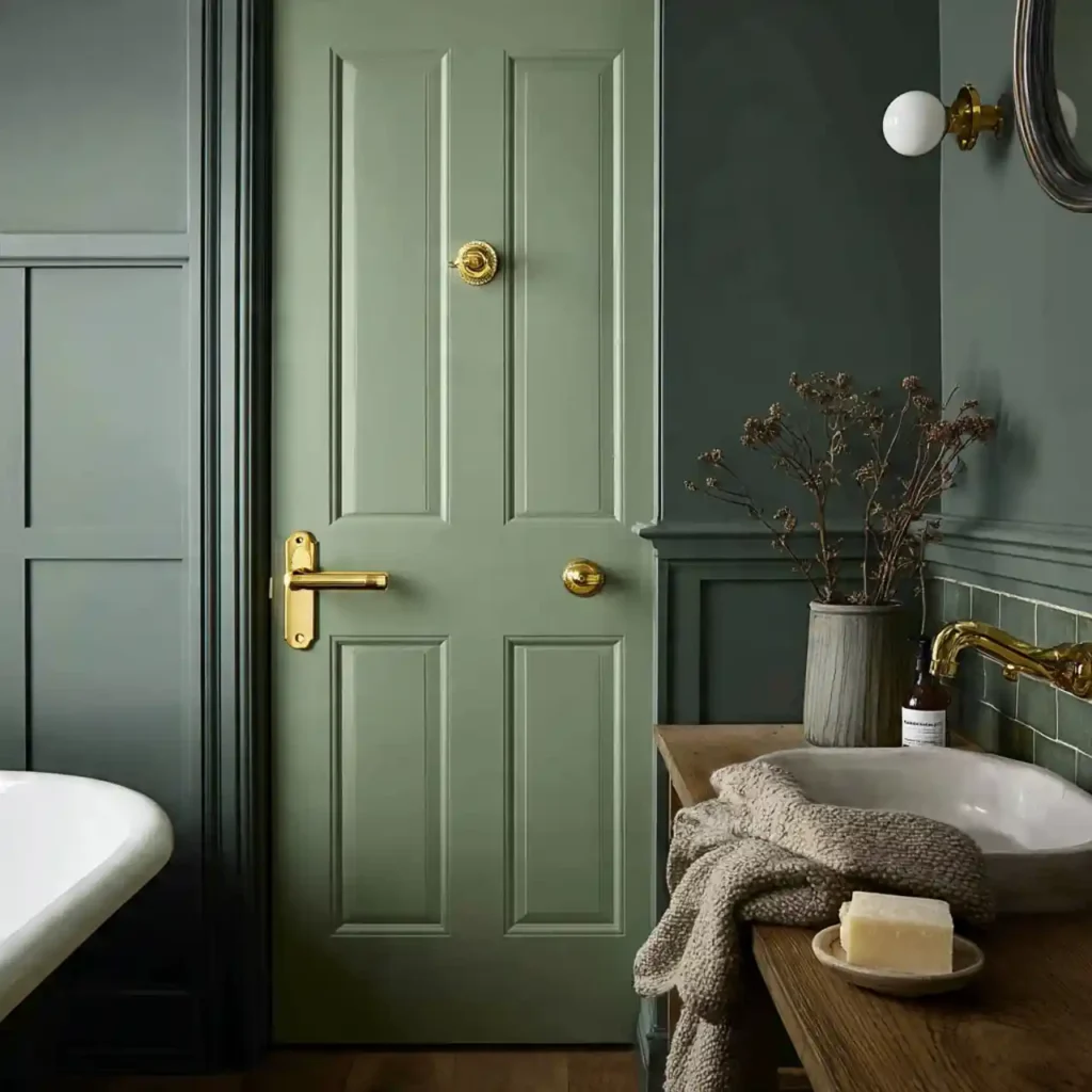 30-Bathroom Door Idea