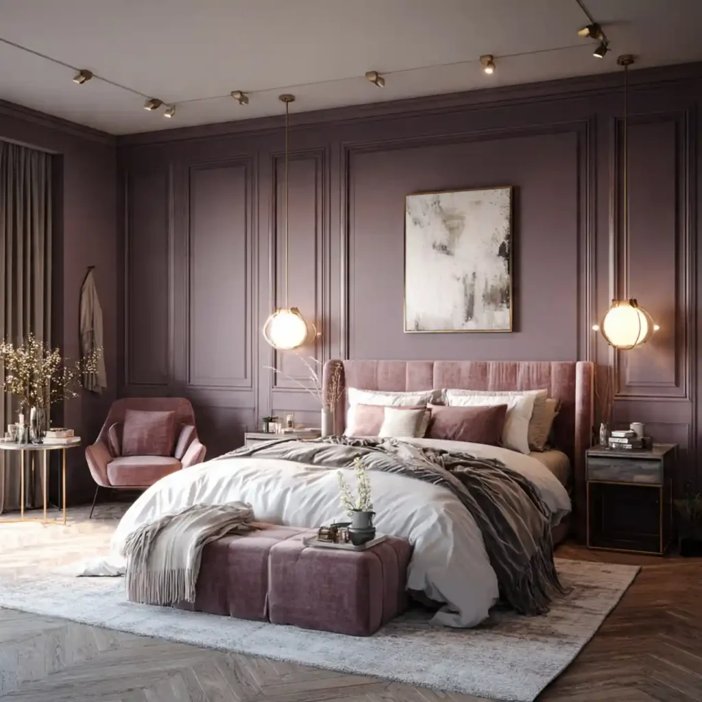 30-Bedroom Accent Wall Idea