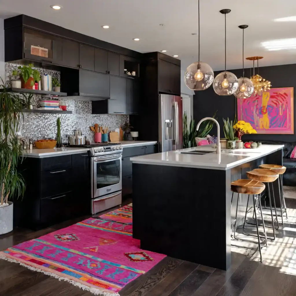 30-Black Kitchen Cabinets